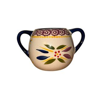 Temptations Old World Double-Handled Soup Bowl 18 Oz Microwave & Dishwasher Safe